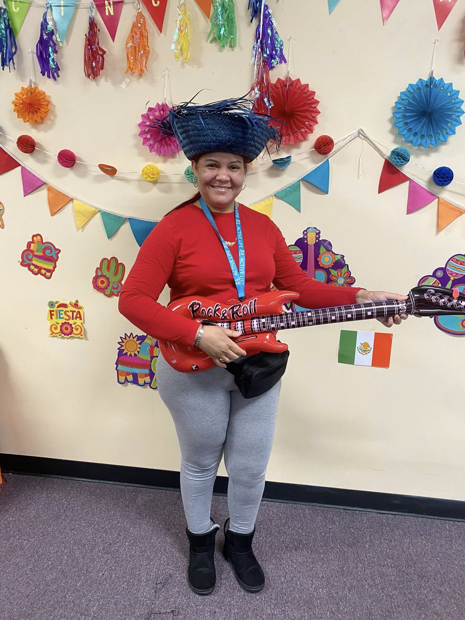 Cinco de Mayo celebration with colorful decorations