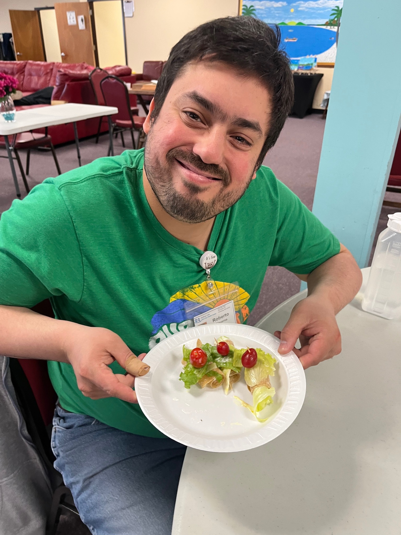 Seniors enjoying nutritious meals in a social dining setting