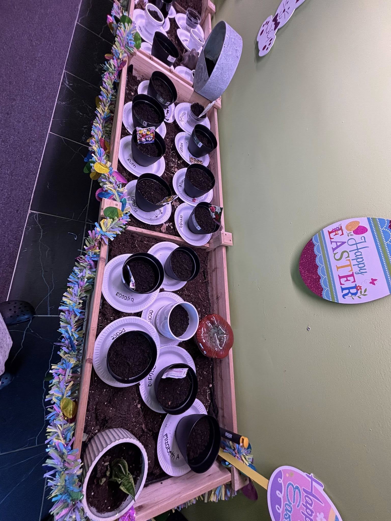 Finished garden beds